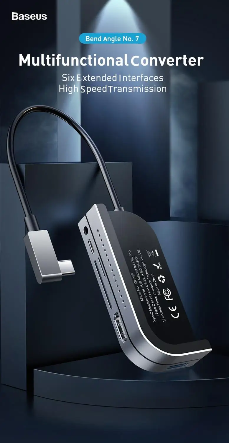 Usb хаб для iPad Pro 12 9 11 type C концентратор HDMI USB 3 0 PD порт адаптер MacBook Pro| |