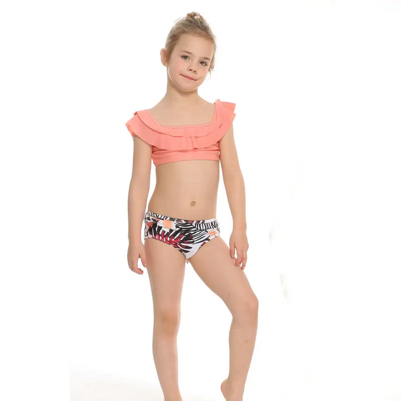 Купальник с открытыми плечами для папы и сына|Сочетающаяся одежда семьи| |