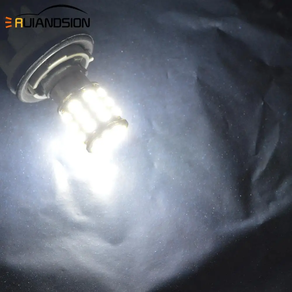 2 шт. Автомобильные светодиодные лампы 1157 мА 33 2835SMD BAY15D AC/DC10-30V с двумя лучами света