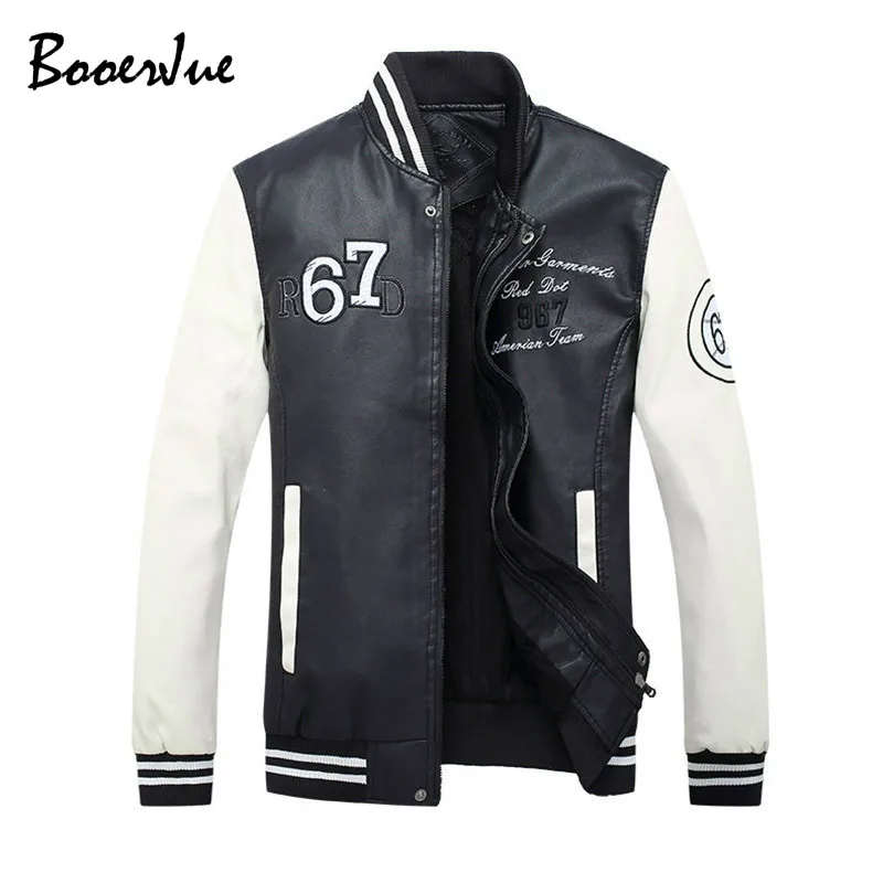 Брендовые новые мотоциклетные кожаные куртки для мужчин модная осенне зимняя