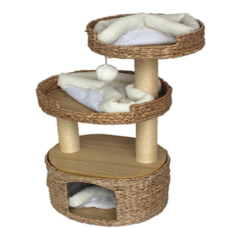 

Fresh Straw With Catry Cary Small Natural Rushes The Cane Makes Up Cat Climbing Frame Luxury Villas