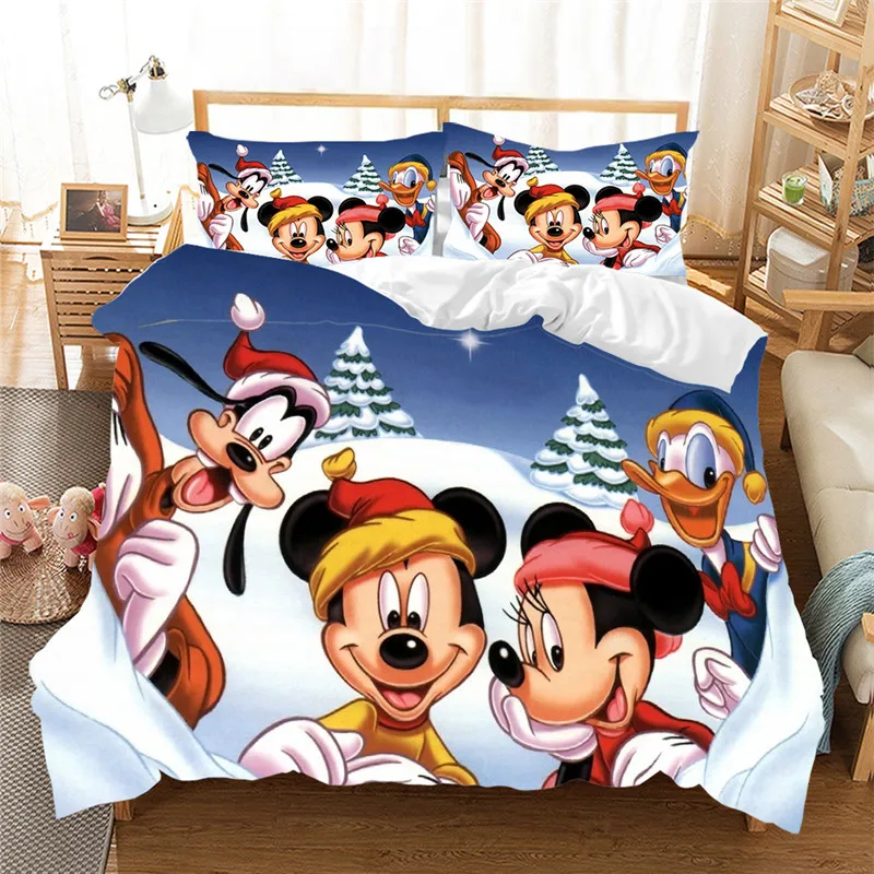 Комплект постельного белья Disney Mickey Mouse пододеяльник с Микки и Минни наволочка