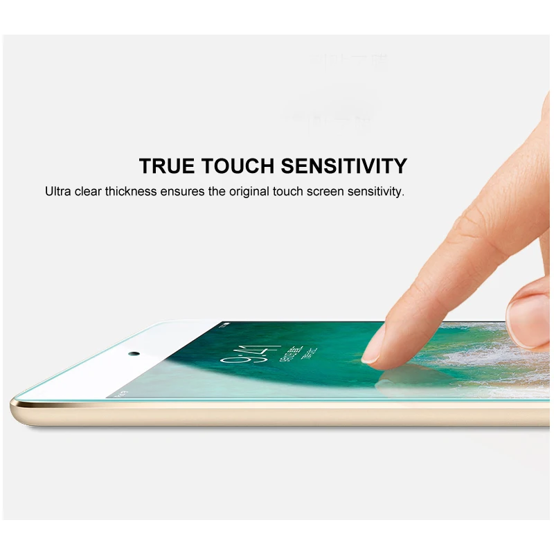 [В 2 упаковках] ультрапрозрачное закаленное стекло для экрана iPad Air 4 10 9 дюйма 0 3 мм