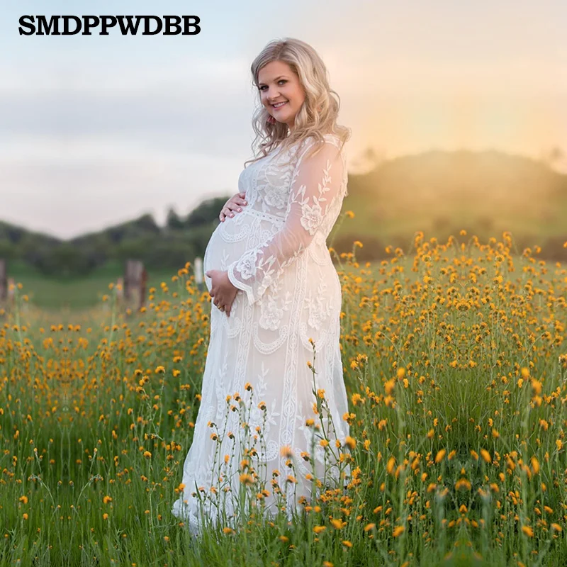 Платье для беременных фотография Макси-платье для беременных Платья для фотосессии кружевная Одежда для беременных женщин платье Vestidos стрельба