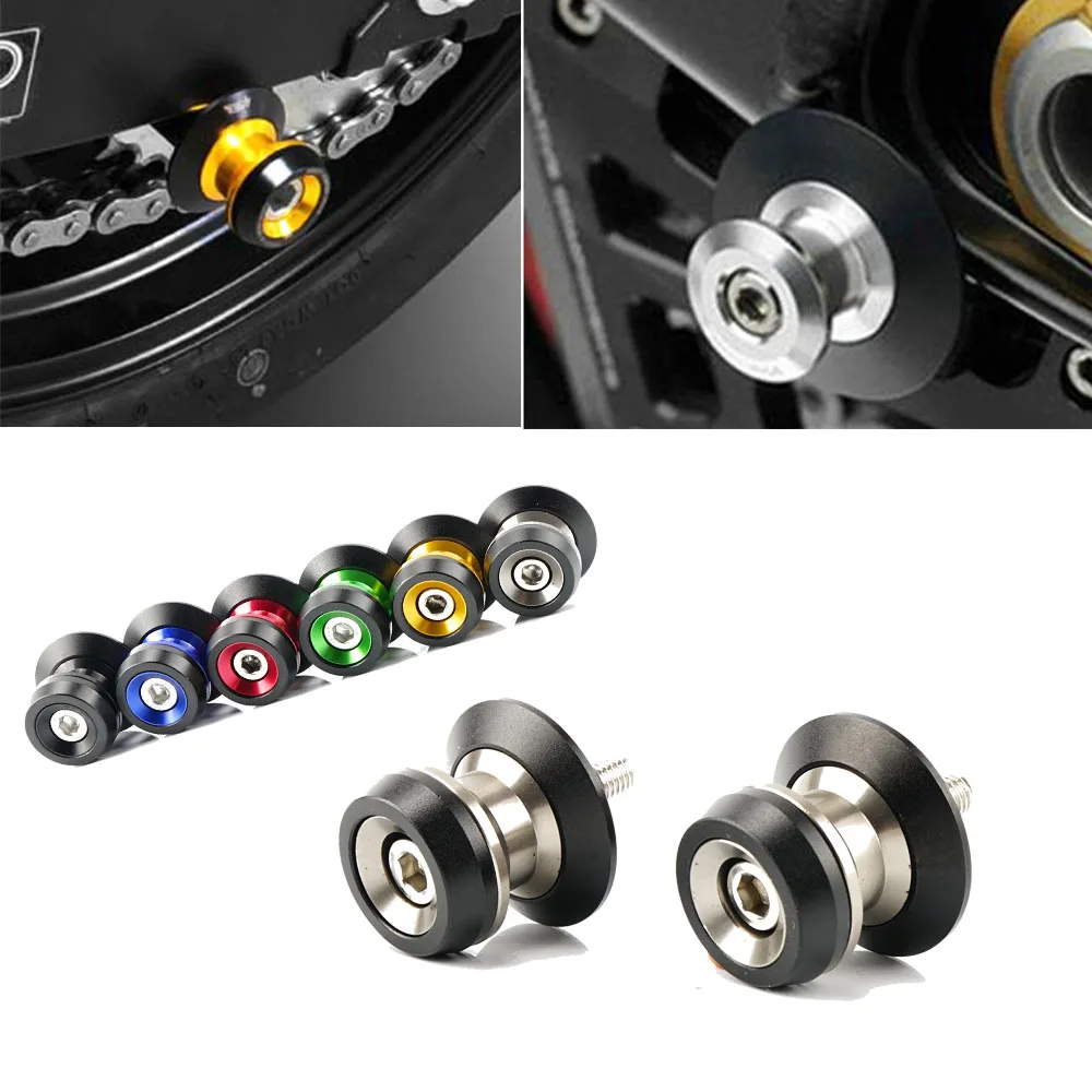 8 мм Слайдеры для мотоцикла Swingarm качели Suzuki Gladius GSR 600 750 GSX 650F GSXR 1000 600|Накладки и