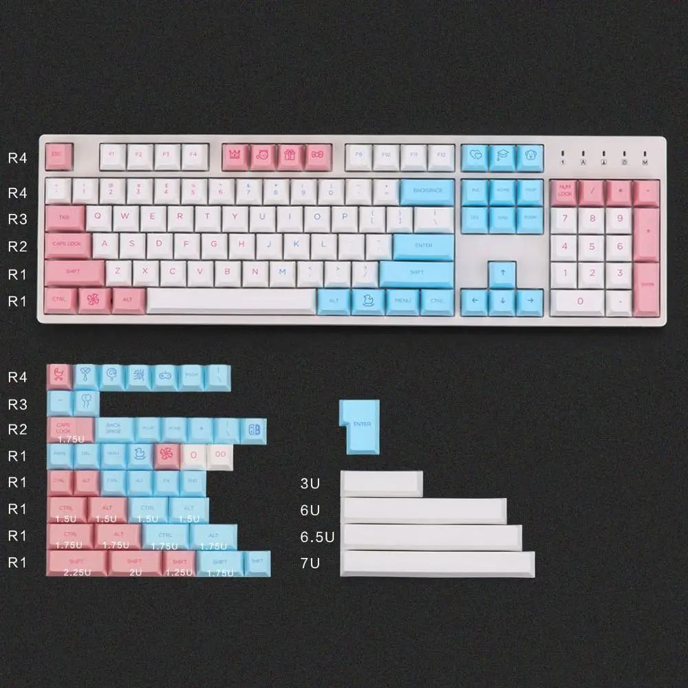 Детские брелки Вишневый профиль краситель подложенный 151 клавиш для