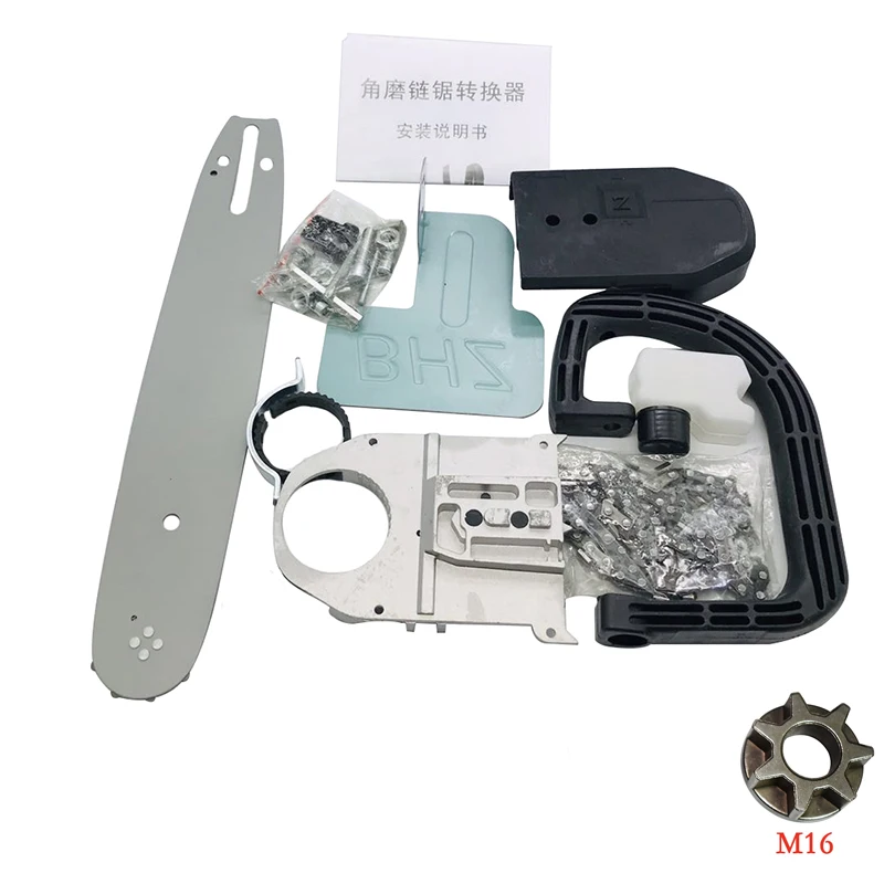 M16 700 Вт электрическая 100 Угловая шлифовальная машина бензопила деревообрабатывающая резка 11,5 дюймов кронштейн для бензопилы сменный шлифовальный станок - Цвет: M16