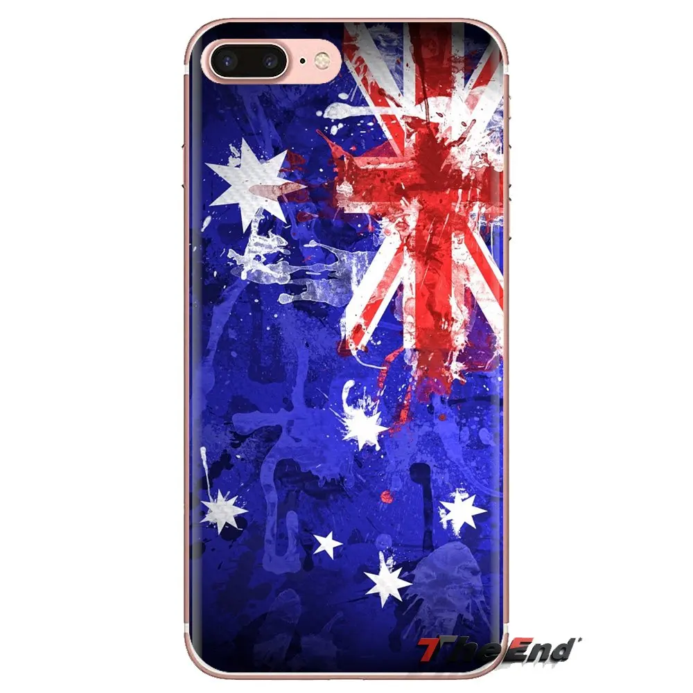 Силиконовый Корпус чехол новый национальный флаг Новой Зеландии баннер для Samsung