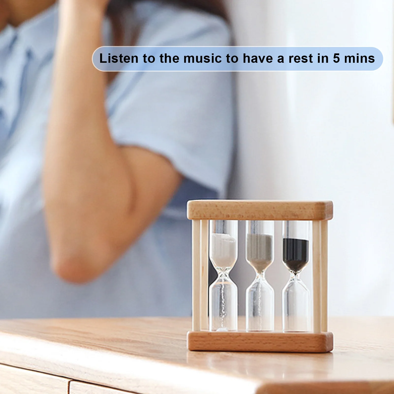 Креативные деревянные песочные часы 1/3/5 минут таймер подарок декор душ Свадебные