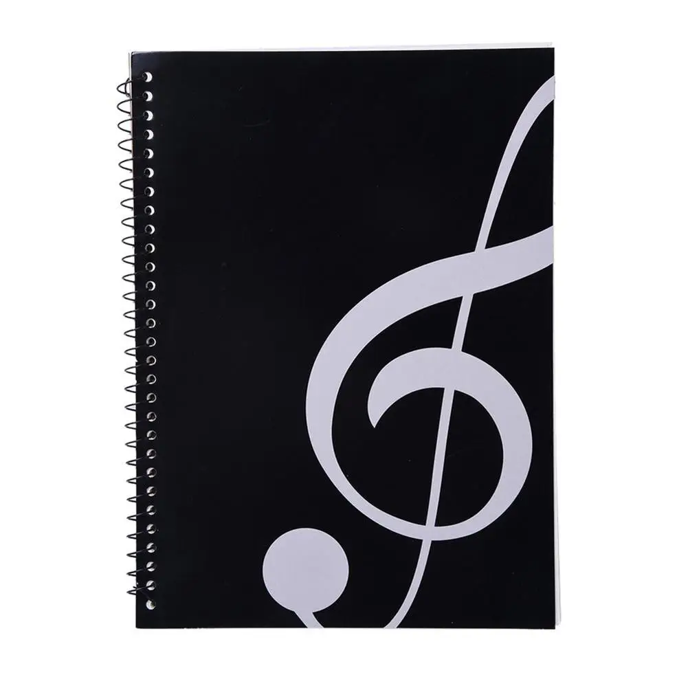 50 Pages Music Sheet Spiral Notebook Stave Staff Manuscript Paper Exercise Book