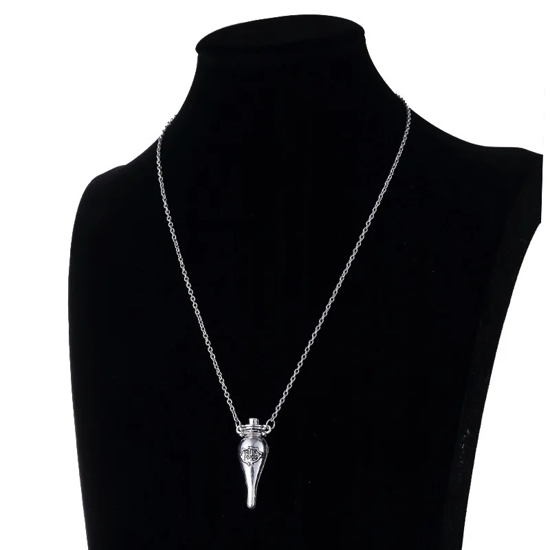 Мини-чехол для таблеток металлическая цепочка ожерелья подвеска лекарств