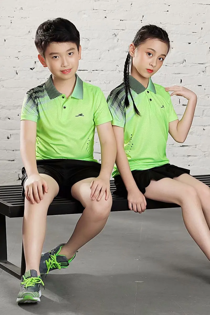 

Hot Sale High Quality Child Polyester Badminton Sport Set Volleyball Tennis TableTennis Jogging Jersey Quick-drying Comfortable