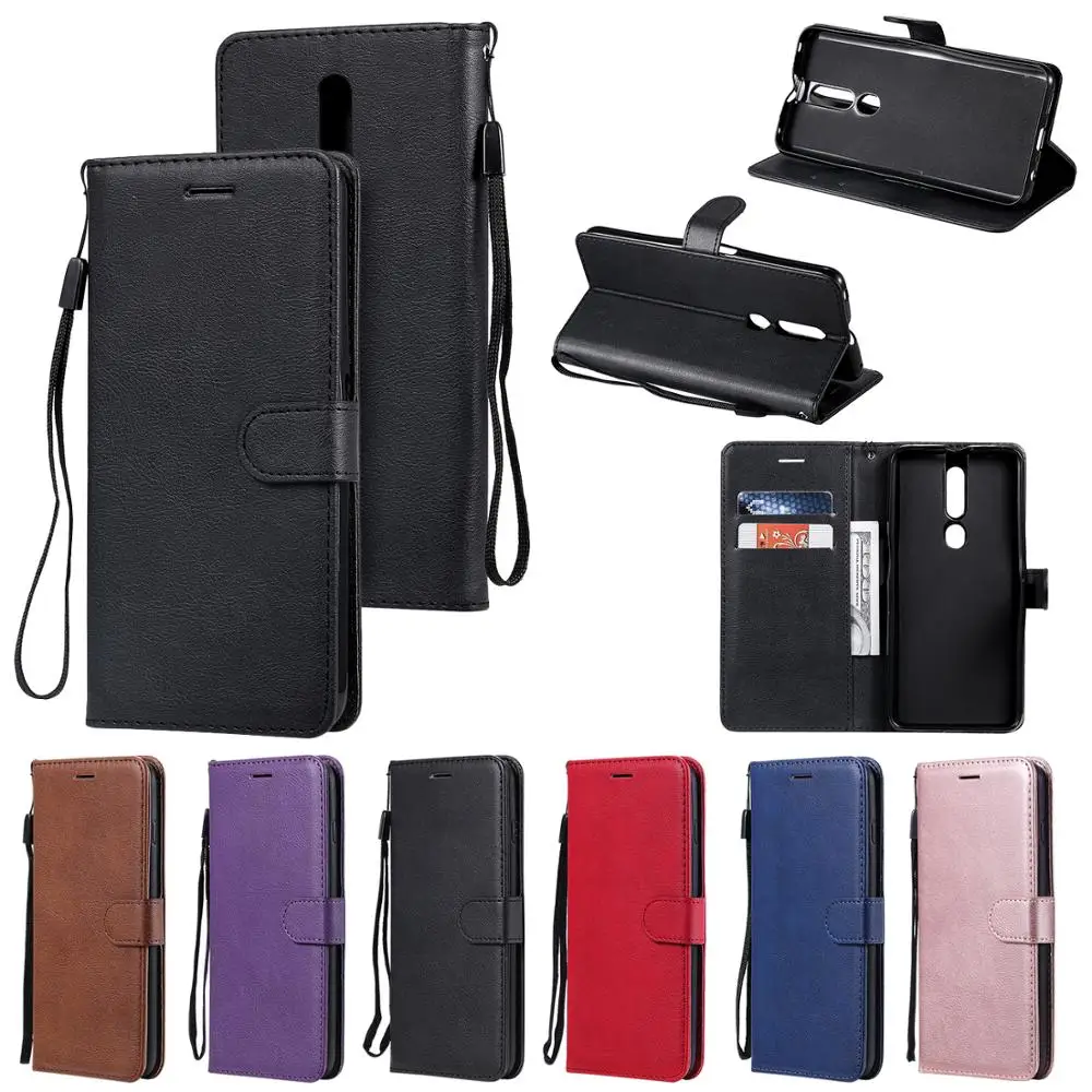 Чехлы для телефонов OPPO F11 Pro F9 F7 F5 однотонный простой кожаный чехол A11X A11 A73 R17