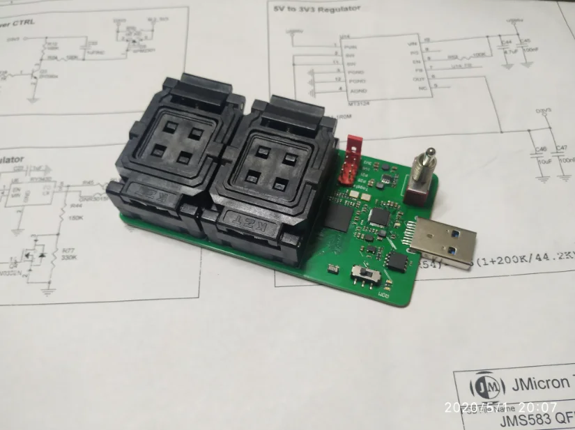 

2246XT Test socket BGA152/132 SSD FLASH Test Socket