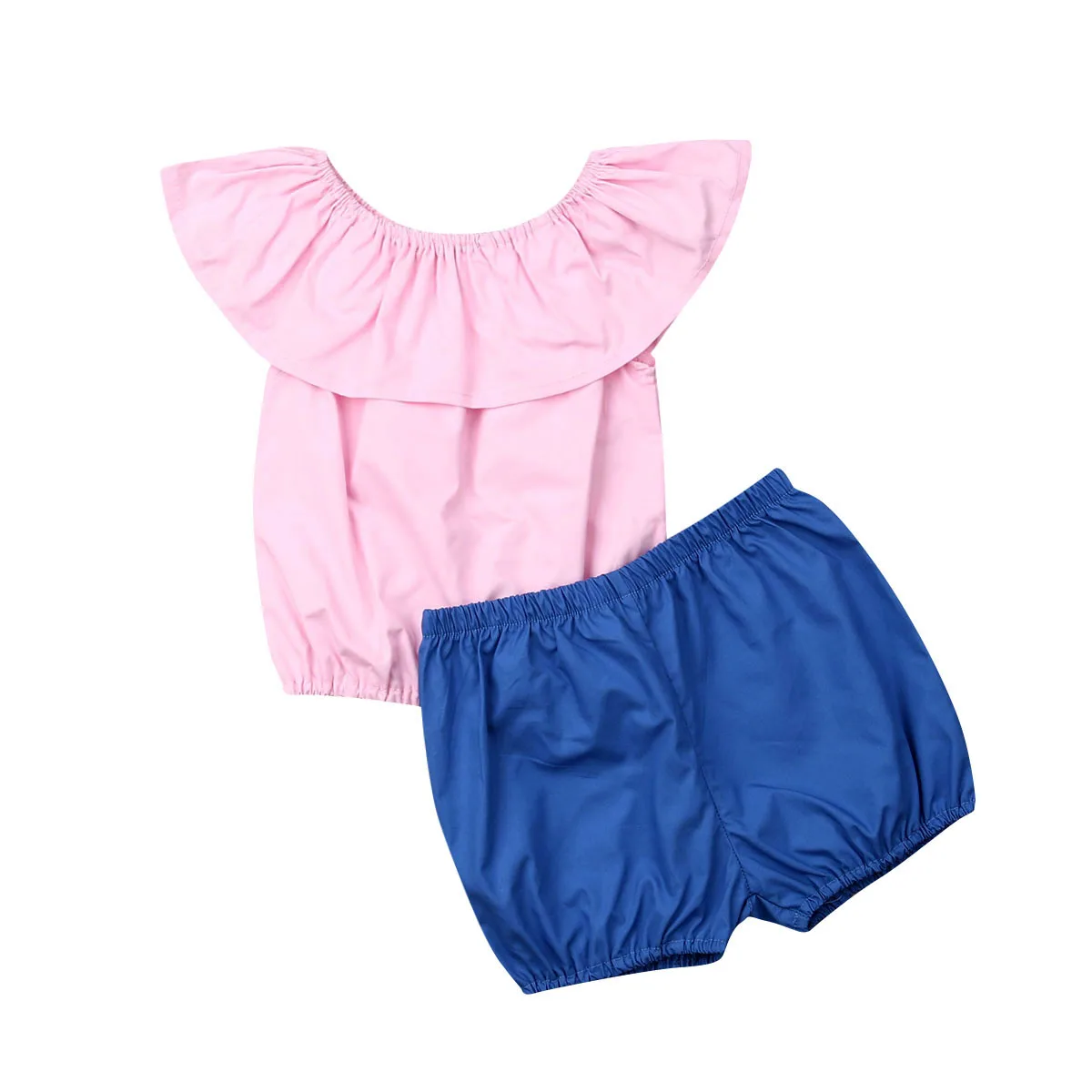 Розовый укороченный топ принцессы с открытыми плечами для маленьких девочек +