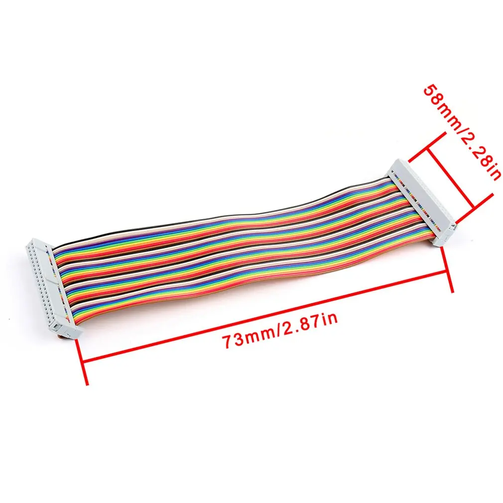 GPIO T тип модуль расширения плата адаптер с 40 Pin GPIO женский Радужный кабель для Raspberry Pi3/2 Модель B
