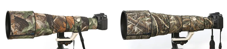 ROLANPRO водонепроницаемый объектив Камуфляжный Плащ дождевик для Canon EF 300 мм f/2 8 L IS II