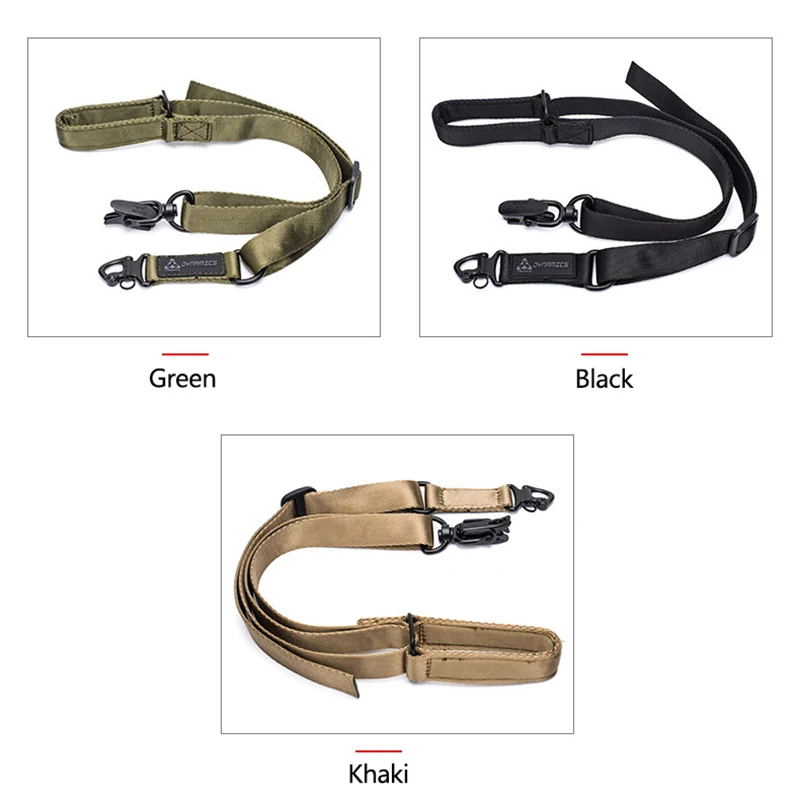 

1 Pc Hunting Double Point Tactical Multi-Mission Rifle Sling Gun Strap System Mount Set Suitable For MS4/MS2YFY5062