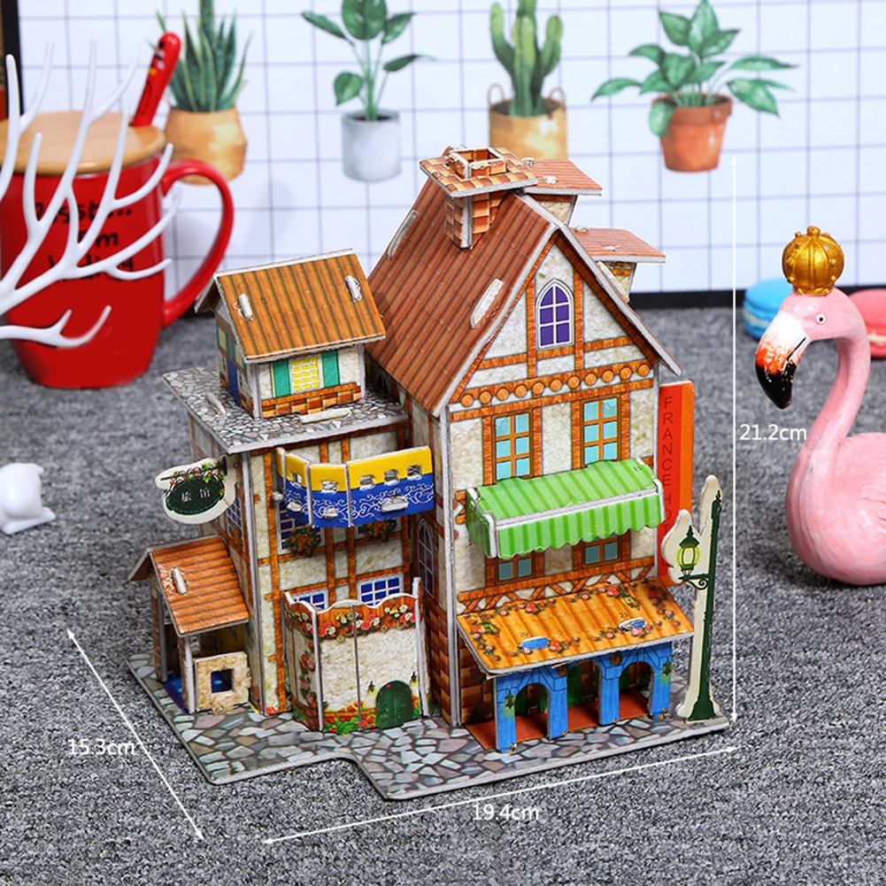 3D бумажная доска головоломка Строительная сборка игрушка для раннего обучения детский подарок краски Развивающие игрушки для детей Новинка