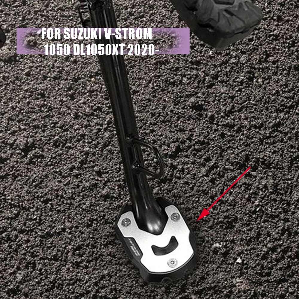 

Motorcycle Accessories Foot Side Stand Enlarger Kickstand Plate Pad Extension For SUZUKI 1050 DL1050XT 1000 DL1000XT GSX-S 1000F