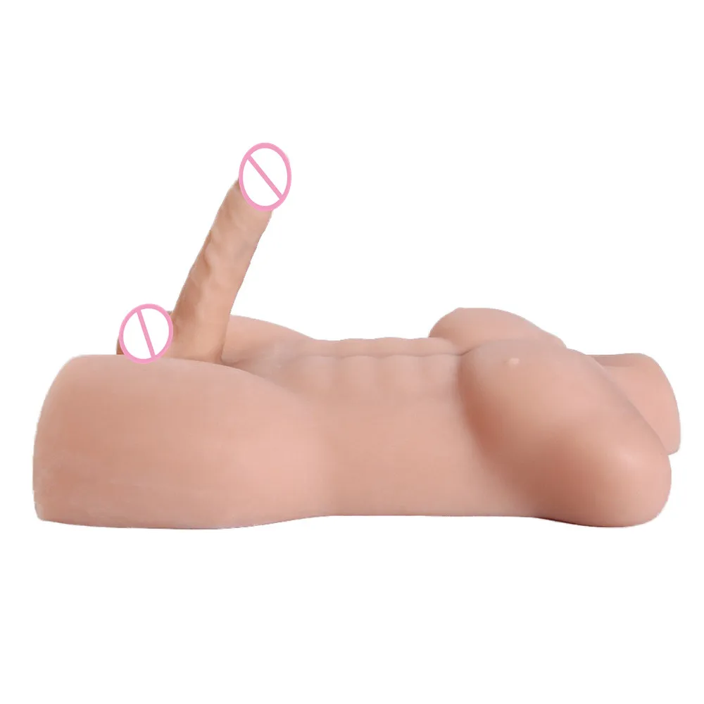 Реалистичный фаллоимитатор полный силикон половинные тела секс куклы для женщин