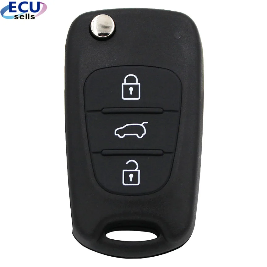 Акция! Чехол книжка с дистанционным управлением и 3 кнопками для KIA SORENTO SPORTAGE CERATO RIO