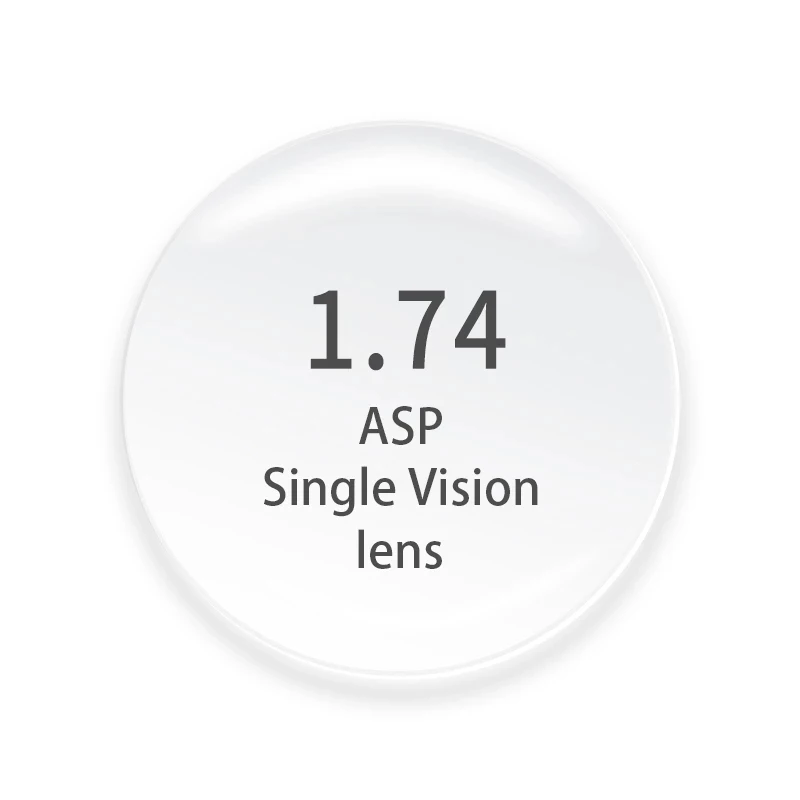LANSSY 1.74 Index Prescription Eye Glasses Myopia Brand Lens Clear Glasses Hard Scratch Resistant Aspheric Optical Lenses