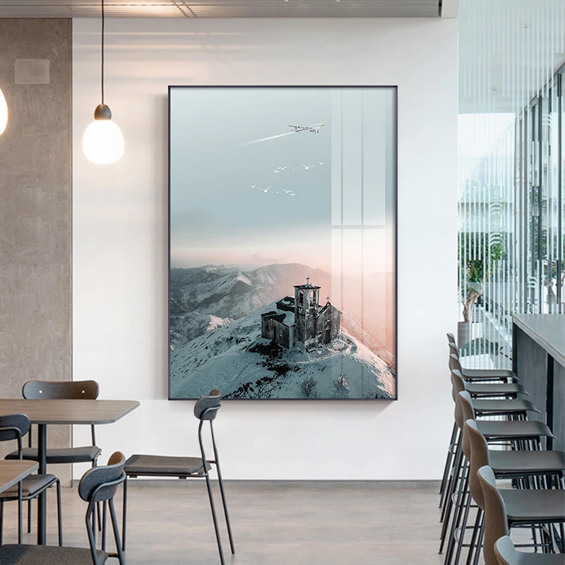 

Nordic natural landscape Canvas Painting Posters and Print Minimalist home decor Wall Art Pictures For Living Room Bedroom Aisle