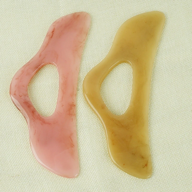 

1Pc доска гуаша экструдер синтетических смол инструмент Scrpy Апинг доска массажный инструмент Guasha массаж скребок для доски массаж Тира