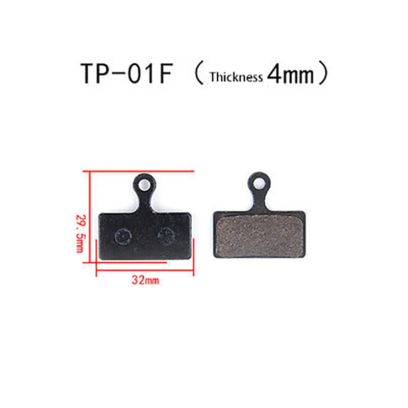 TP-01F 1 пара(2 шт.) MTB велосипедный велосипед велосипедные дисковые Тормозные колодки полуметаллические тормозные колодки для SHIMANO SRAM AVID HAYES TEKTRO Magura Formula - Цвет: TP-01F