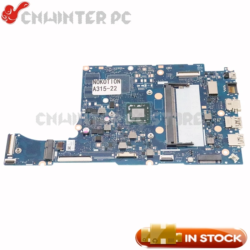

Материнская плата NOKOTION для ноутбука Acer Aspire A315 A315-22, NBHE811001 NB.HE811.001, NB8607, NB8607 _ pcb _ mb_v4