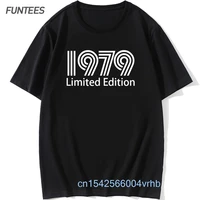 made in 1979 birthday t shirt cotton vintage born in 1979 limited edition design t shirts all original parts gift idea tops tee