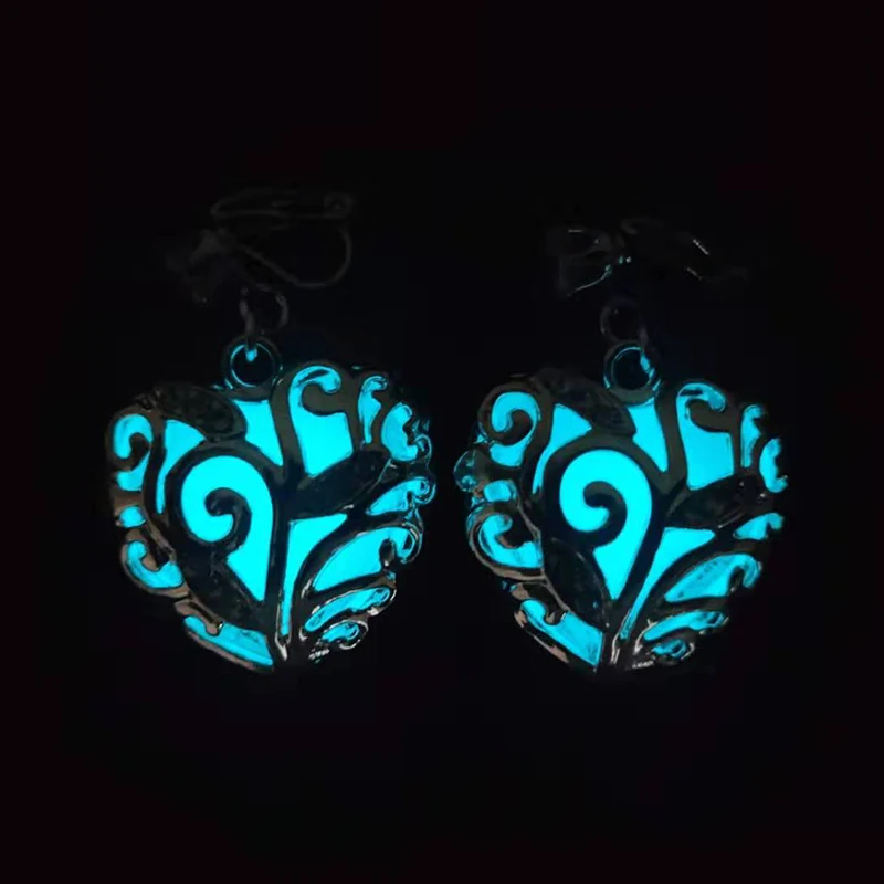 2019 новые серьги с камнями женские клипсы Флуоресцентный цвет нежные цветные