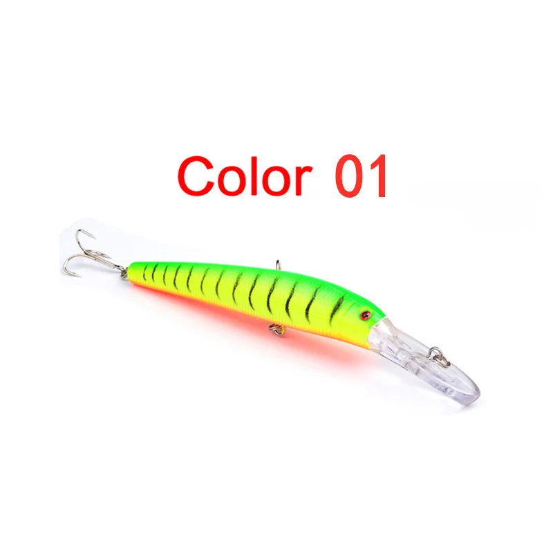 

1Pcs 16.8g/15.3cm Plastic Hard Bait Minnow Fishing Lures Deep Sea Bass Lure Crankbait Artificial Swimbait Wobbler Fishing Tackle