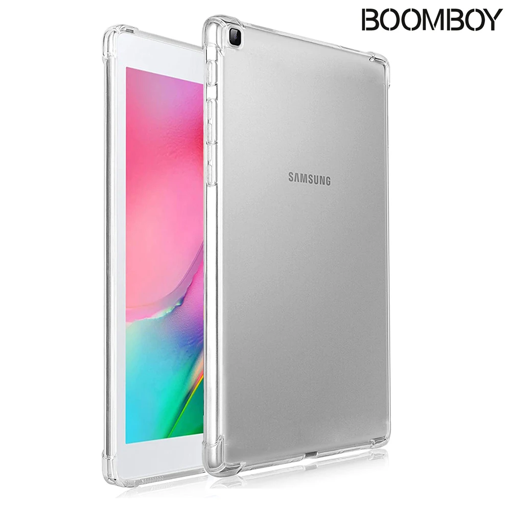 

Airbag Silicone Case For Samsung Galaxy Tab A 8.0 & S Pen 2019 SM-P200 SM-P205 Shockproof Bumper Clear Transparent Back Cover
