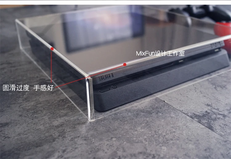 Новый прозрачный акриловый чехол для ps4 slim pro от пыли док-станции | Электроника