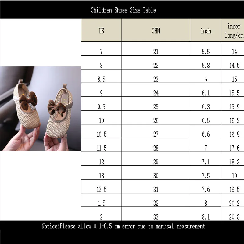 

Girls shoes spring 2021 new baby shoes children bow princess shoes