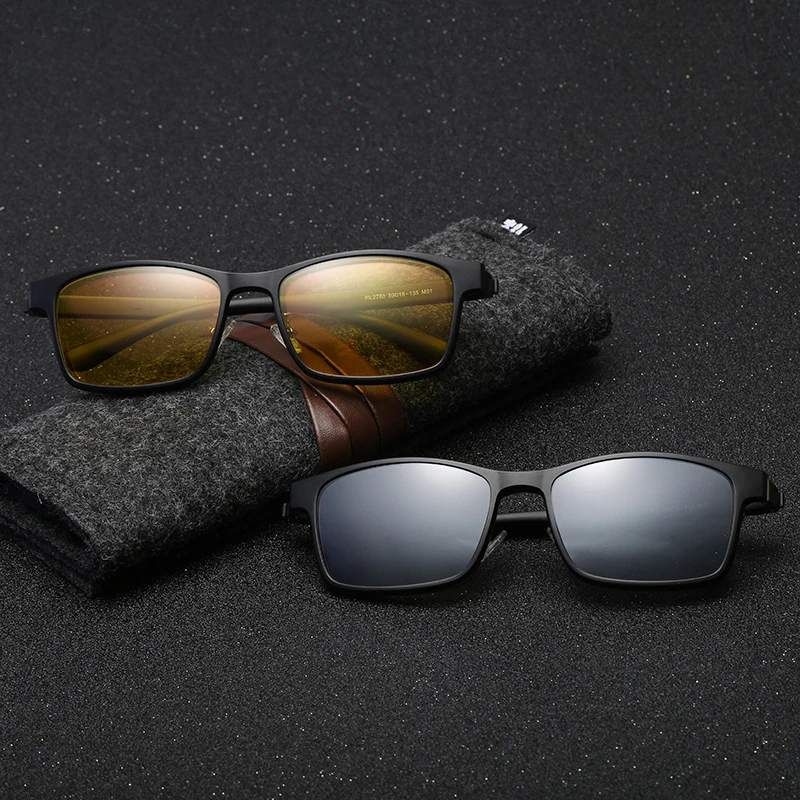 Солнцезащитные очки поляризационные UV400 для мужчин и женщин квадратные