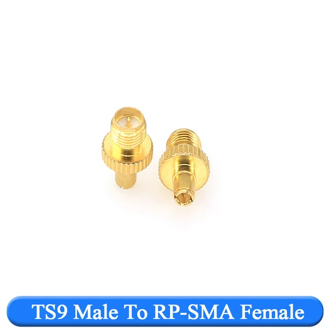 1 шт. коаксиальный адаптер RF с разъемом SMA и штекером TS9 антенна Wi-Fi никелированным