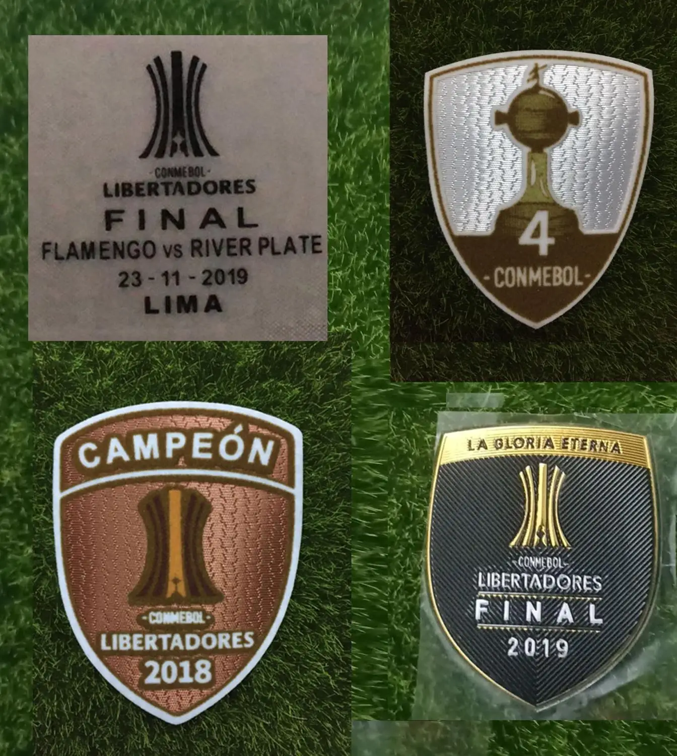 River Plate USE FINAL COPA LIBERTADORES матча деталей Фламенго против Ривер Плейт полный sponosd Печать Патч - Цвет: River Plate USE