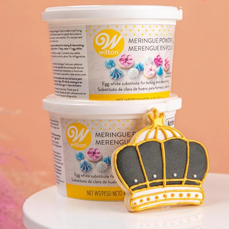 Wilton протеиновый крем порошок яичный белый пищевой Макарон помадка печенье