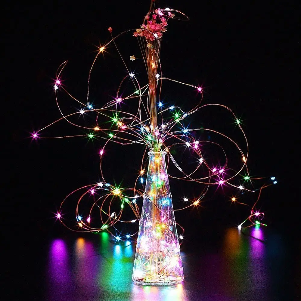 

Usb Remote Control 16 Colors Changing 5m/10m Silver Wire Led String Lights Outdoor Christmas Fairy Garland Party Wedding Decor