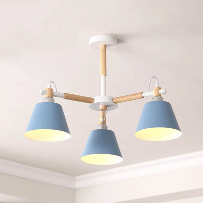 

Colorful iron Modern led chandelier for living room bedroom dining room many arm loft Indoor ceiling suspendsionr lighting