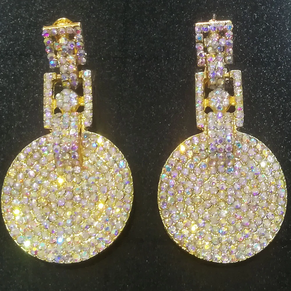 Серьги Куртки золотые ювелирные изделия для вечеринки женщин ожерелье серьги