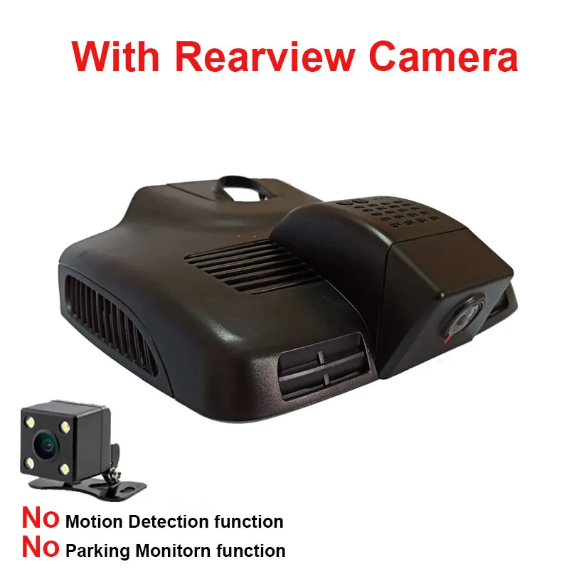 With Rear Lens Kampacar автомобильный wifi видеорегистратор Dash camera s Novatek 96658 Автомобильный видеорегистратор для Mercedes Benz Vito два видеорегистратора Wi-Fi Автомобильная камера Dvrs - Название цвета: With Rear Lens