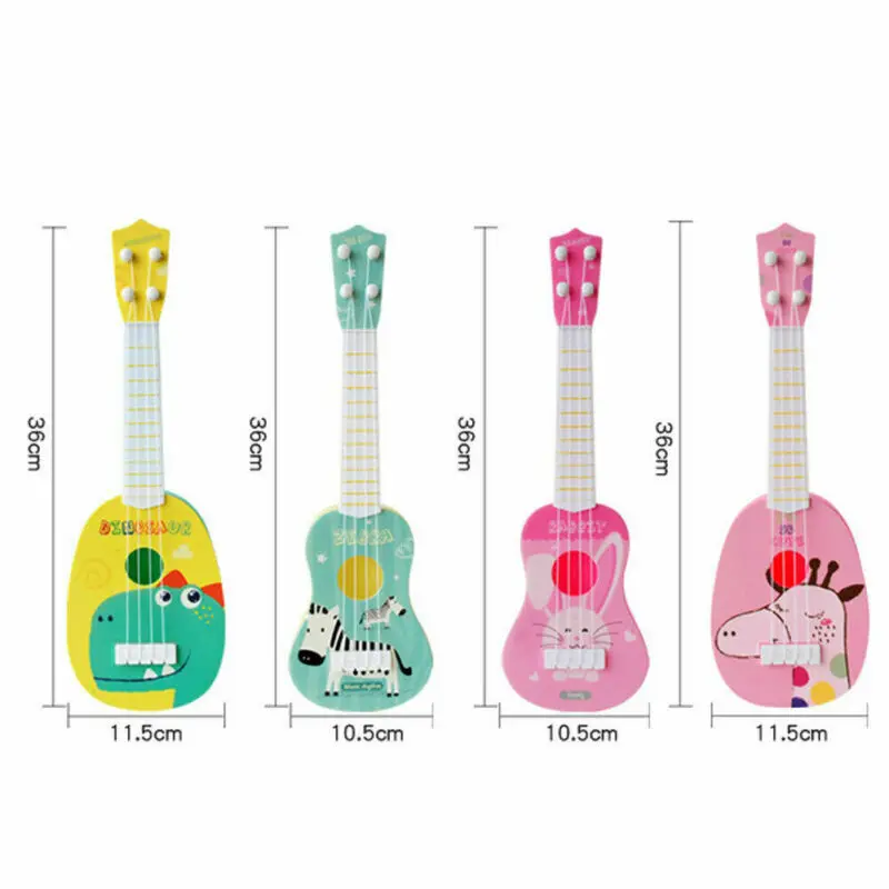 mode kinder tier spielzeug musik instrument ukulele 2020 neue mode kleine gitarre musical instrument pädagogisches spielzeug free global shipping