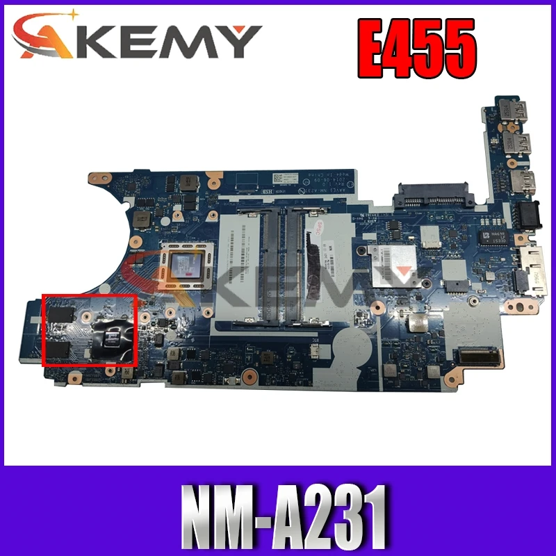 

Thinkpad E455 laptop independent graphics card motherboard. FRU 04X4991 NM-A231