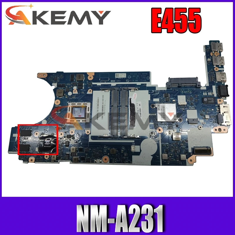 

Материнская плата для ноутбука Thinkpad E455 с независимой видеокартой. FRU 04X4991
