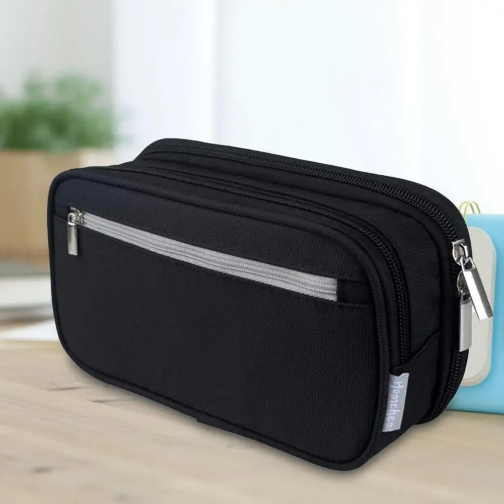 

Pencil Case Large Capacity Multi-layer Polyester Student Pen Holder for Student