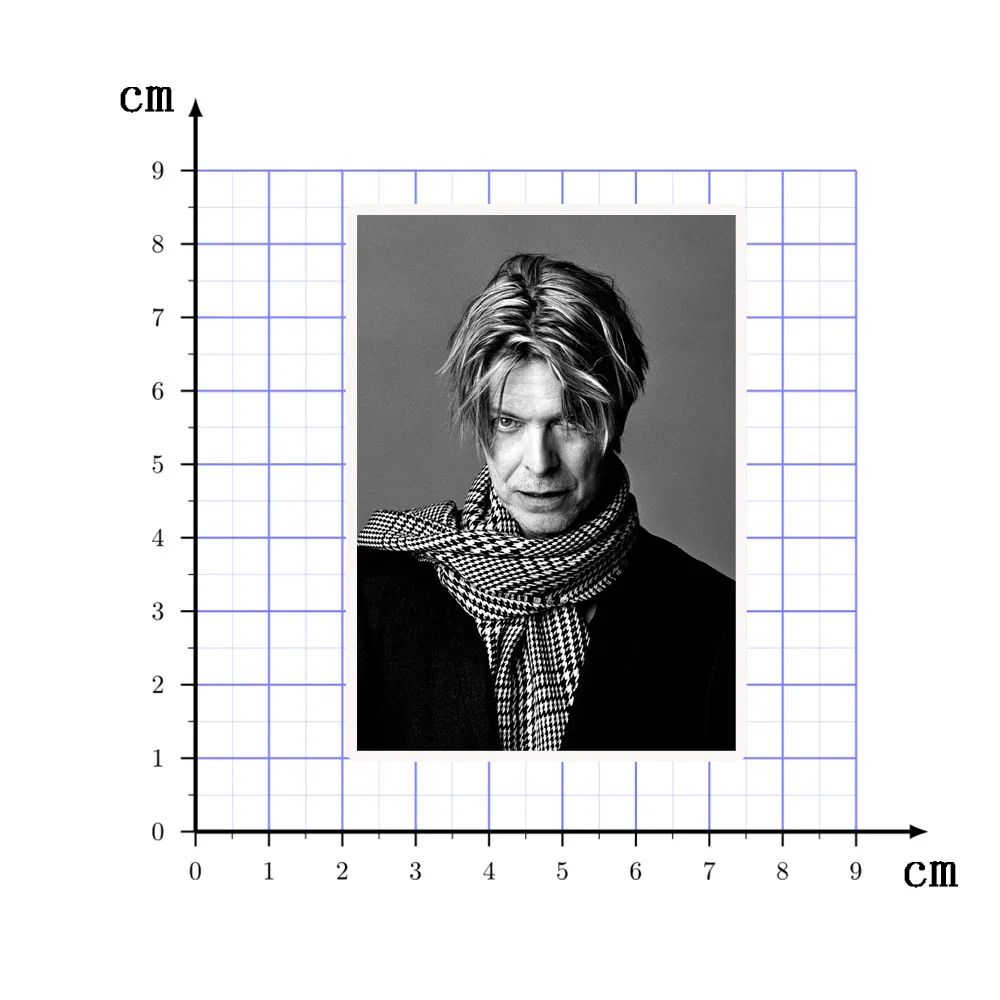 

25pcs No Repeat DAVID-BOWIE Rock Band Music Waterproof Stickers Laptop Luggage Skateboard Wall Decor PVC Small Poster Sticker